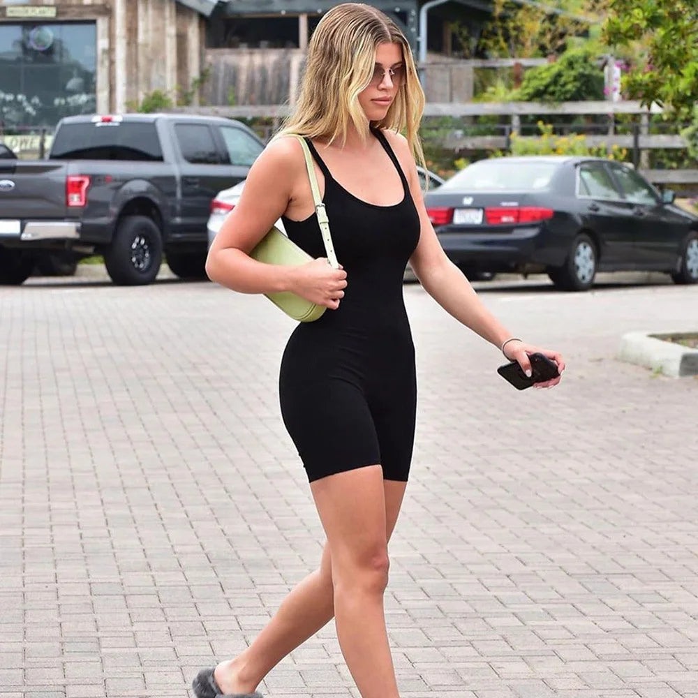 Slim Hip-Lifting One Piece Shorts