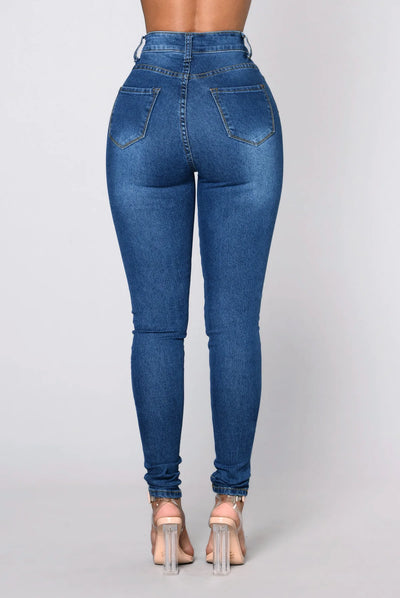 Stretch Jean With Ultra High Rise