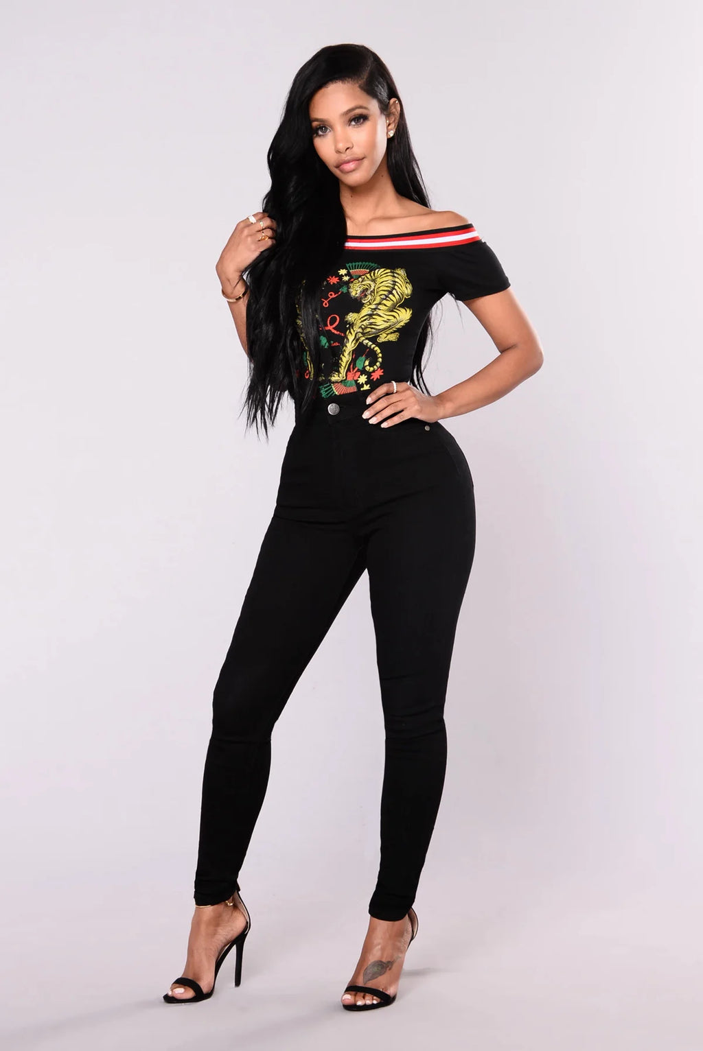 Stretch Jean With Ultra High Rise