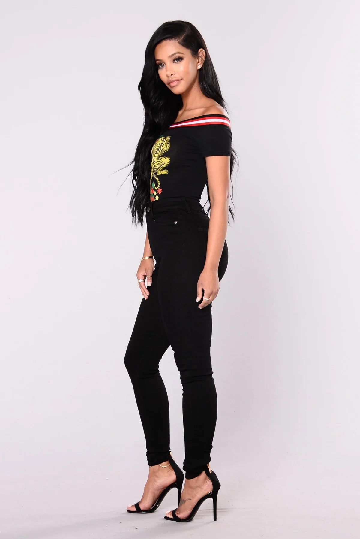 Stretch Jean With Ultra High Rise