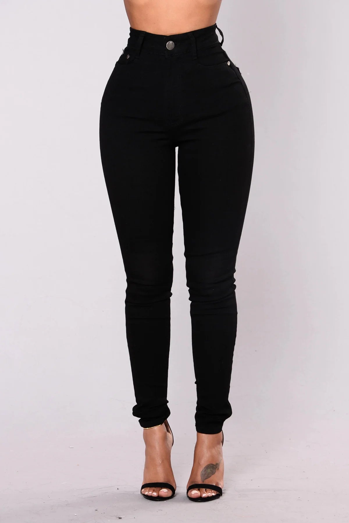 Stretch Jean With Ultra High Rise