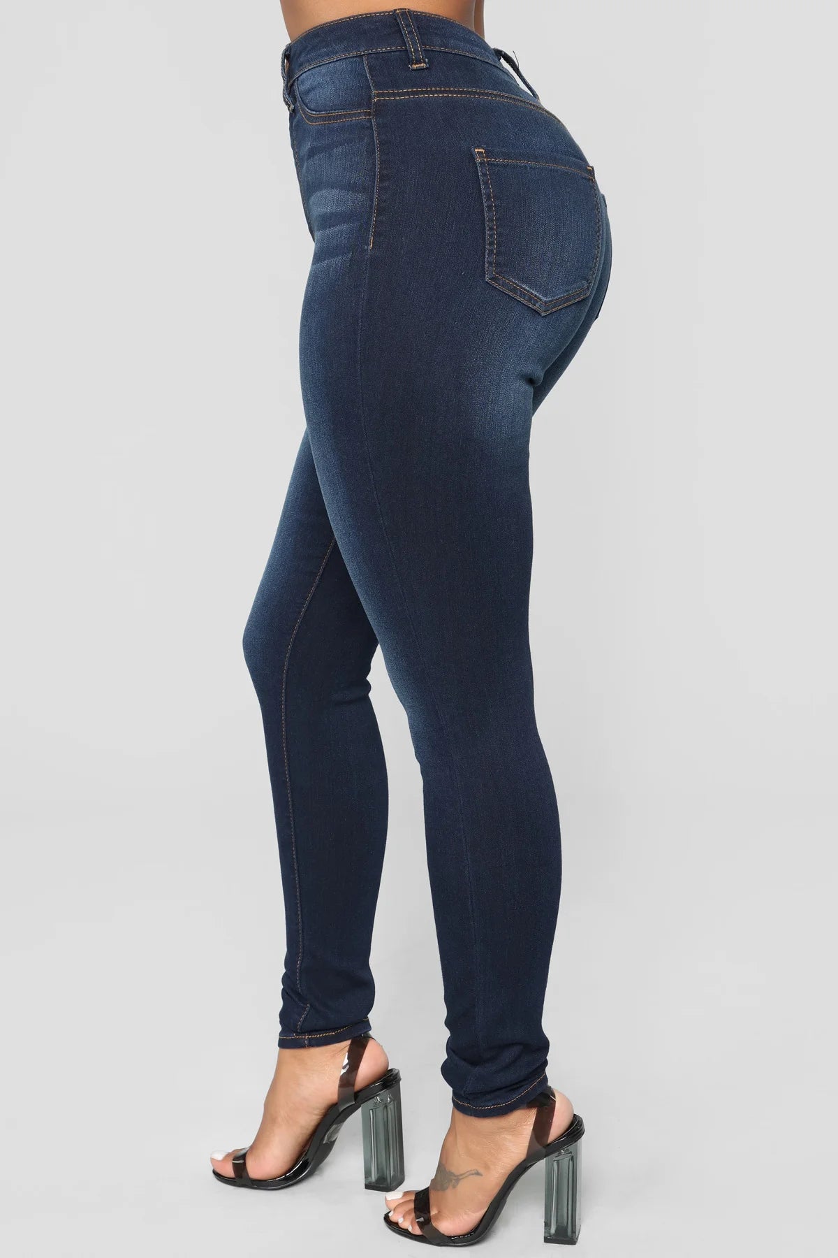 Stretch Jean With Ultra High Rise