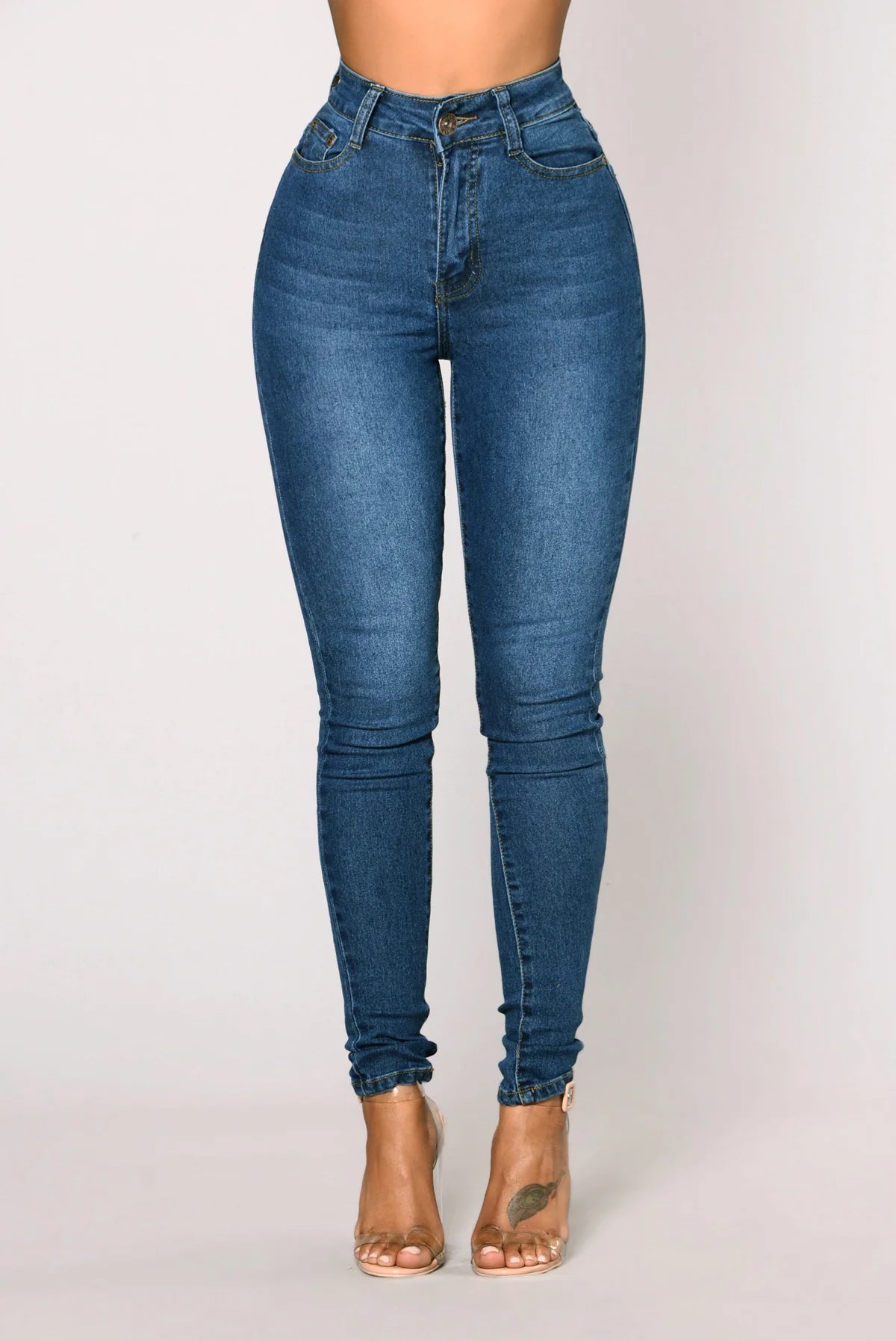 Stretch Jean With Ultra High Rise