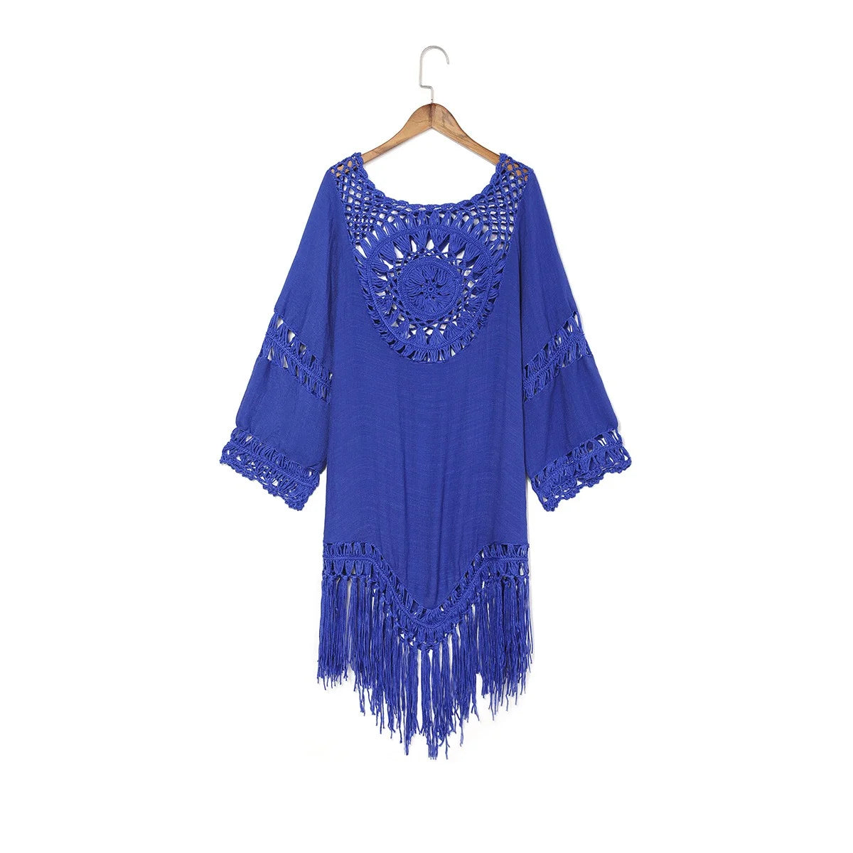 Beach Robe With Loose Tassels