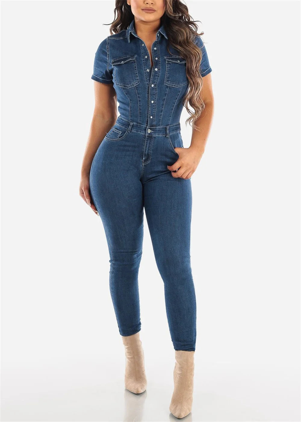 Denim Jumpsuits