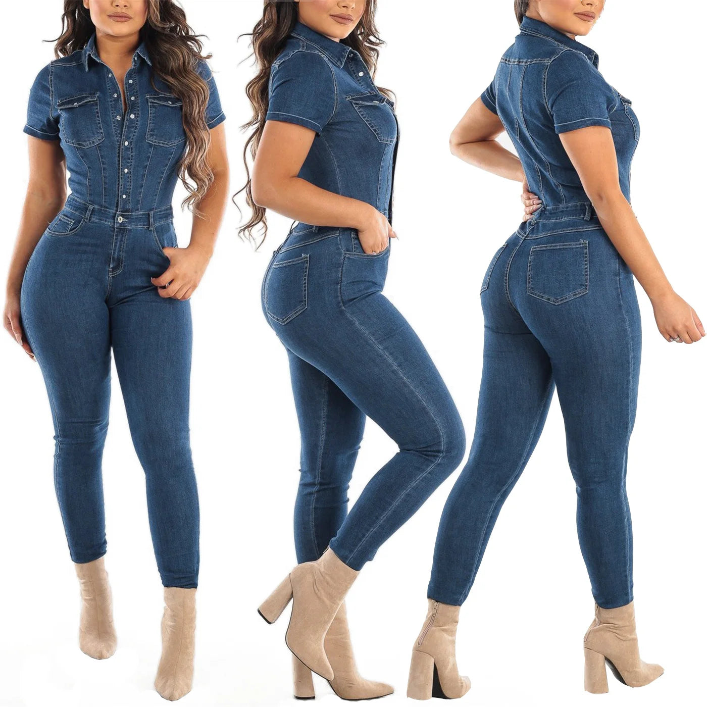 Denim Jumpsuits