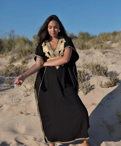 Loose Embroidered Beach Robe Various Colors