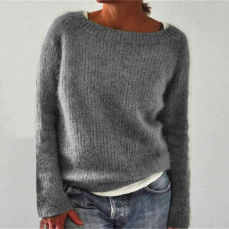 Basic Boat Neck Sweater