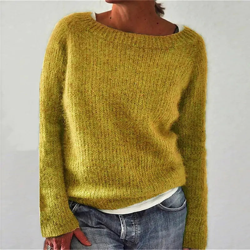 Basic Boat Neck Sweater
