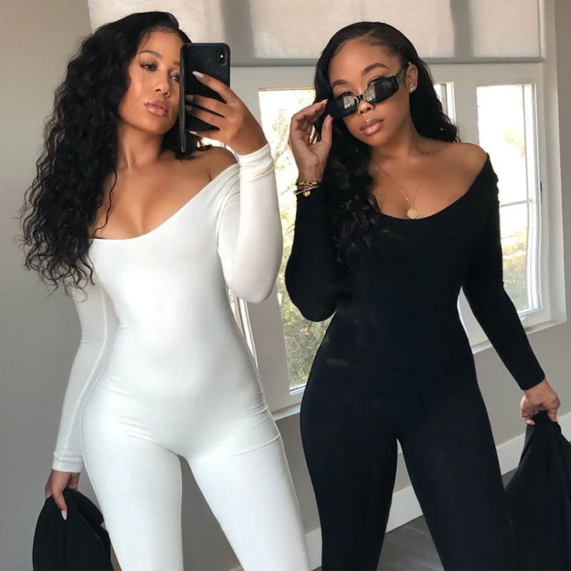 Long Sleeve Slim Butt Lift All In One Pants