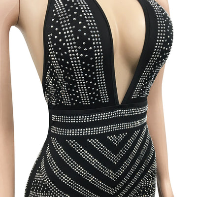 Diamond Perspective Long Dress