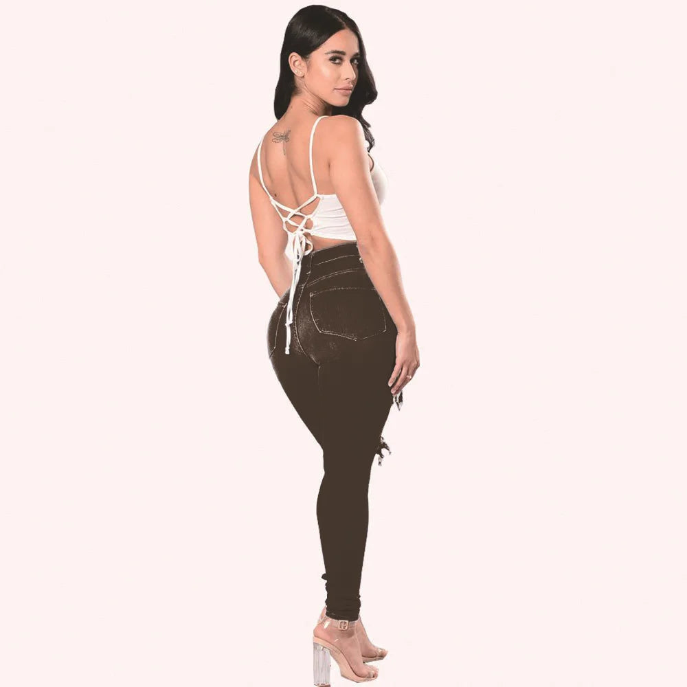 Ripped Denim Trousers