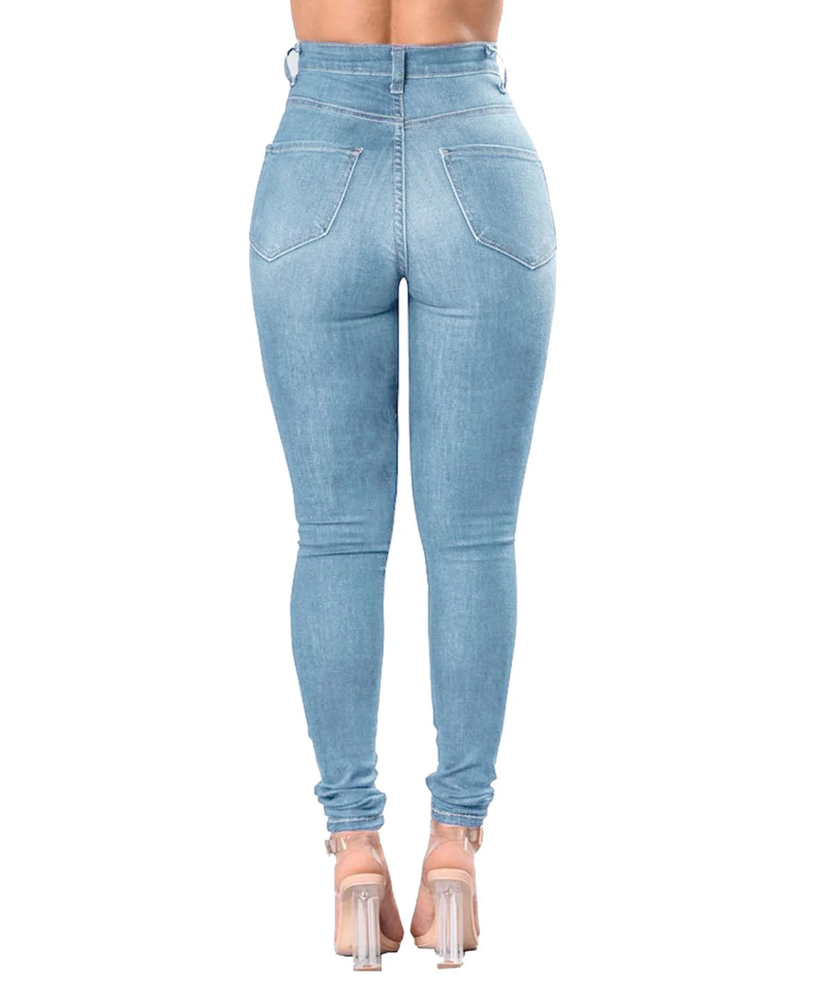 Ripped Denim Trousers