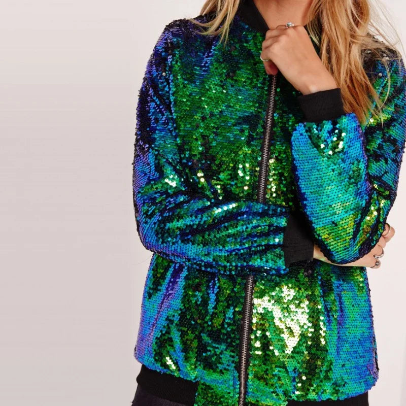 Multicolor Sequin Jacket