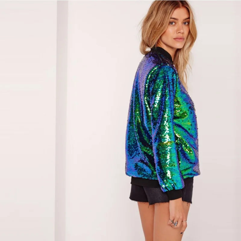 Multicolor Sequin Jacket