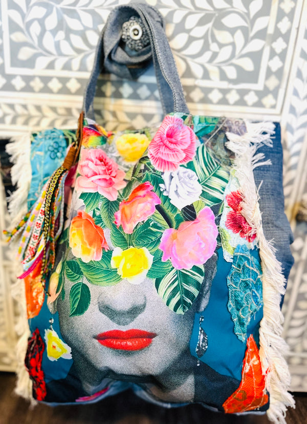 Frida Alpiyera denim bag