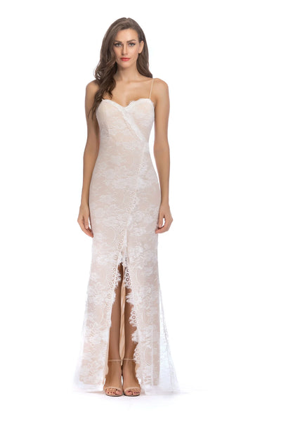Lace Dress Stitching Halter Sexy Sling Dress