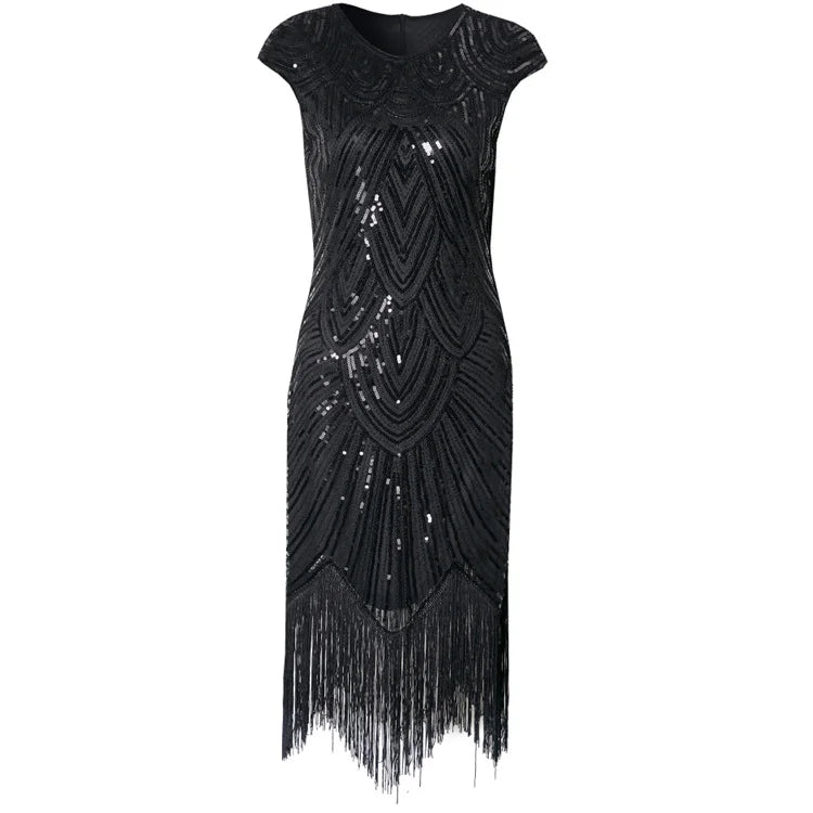 Tassel Sequin Dress Skirt Party