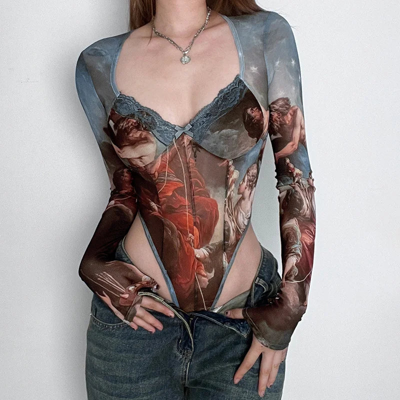 Long Sleeve Jumpsuit Top