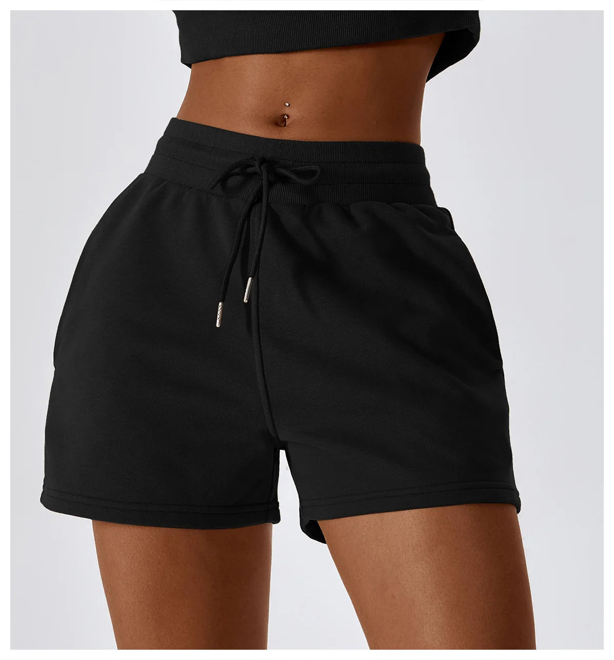 Loose Sport Shorts With Drawstring