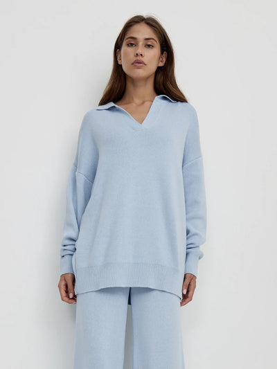 Sweater And Wide Pants Set