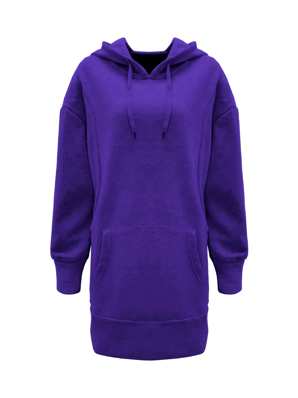 Hooded Baggy Solid Color