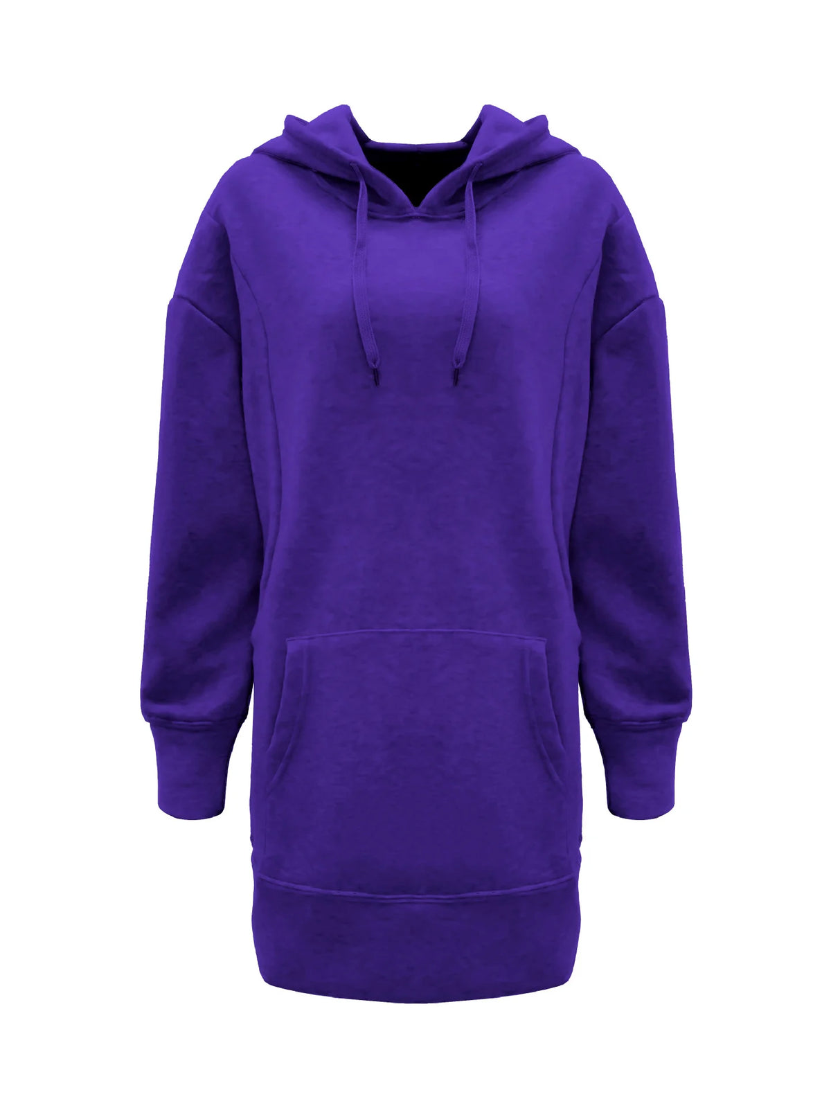 Hooded Baggy Solid Color