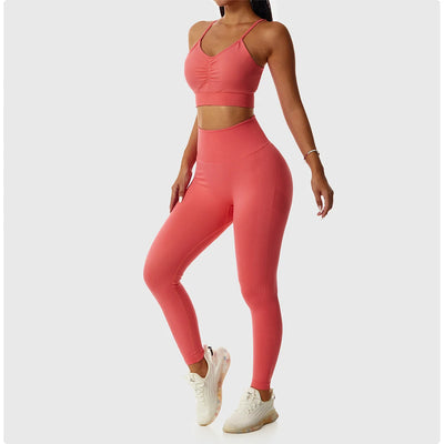 Fitted Crop Top With Thin Straps