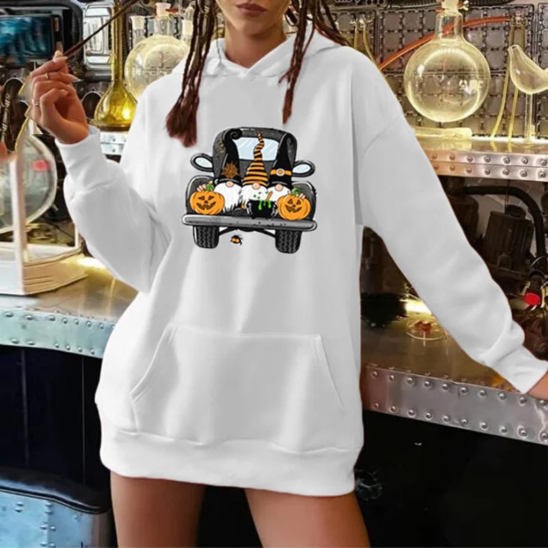 Printed Pullover Hoodie