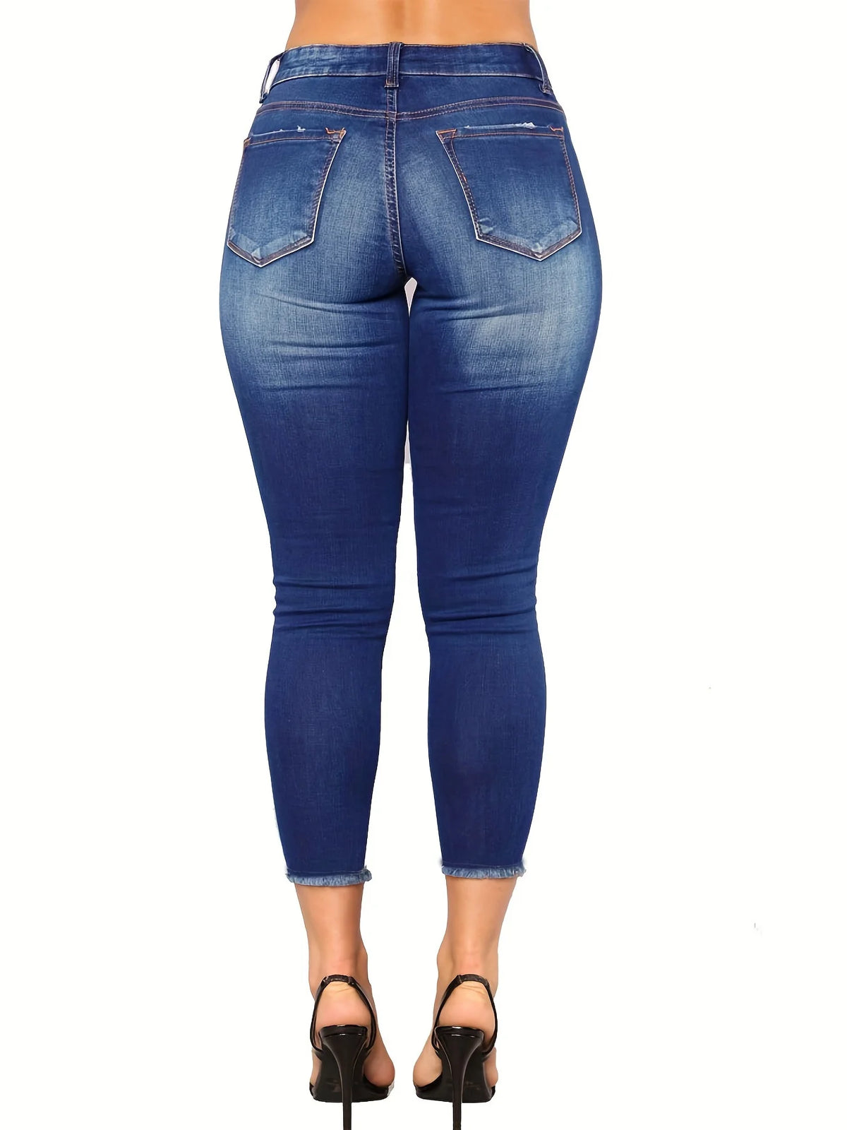 Stretch Ripped Skinny Jeans