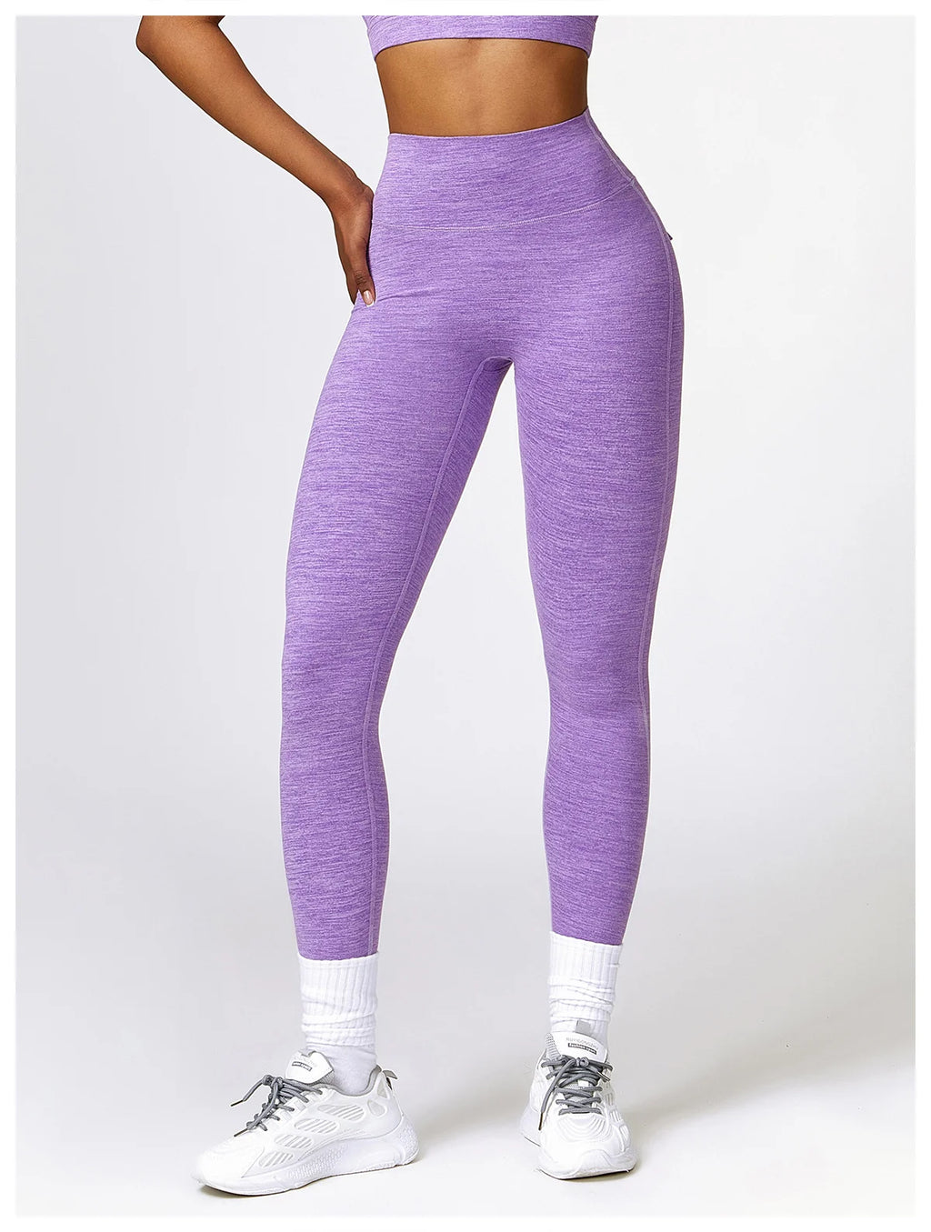 High Waist Slim Fit Sport Pants With Cargo Pockets