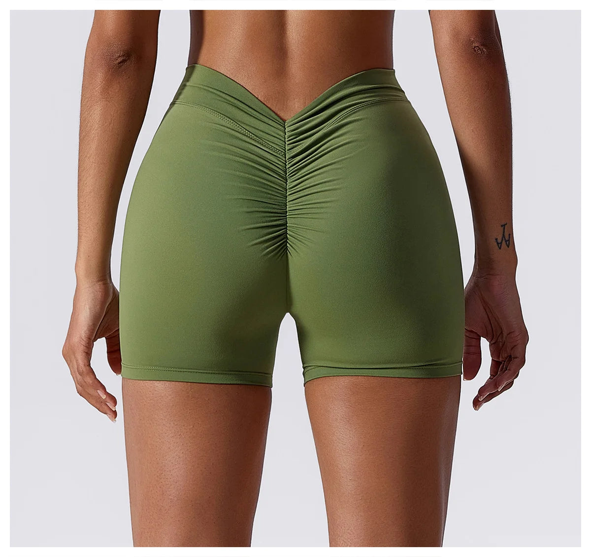 Short Tight Elastic Sport Pants