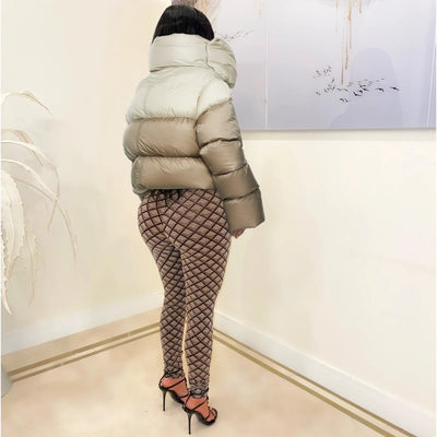 Cotton High Neck Jacket
