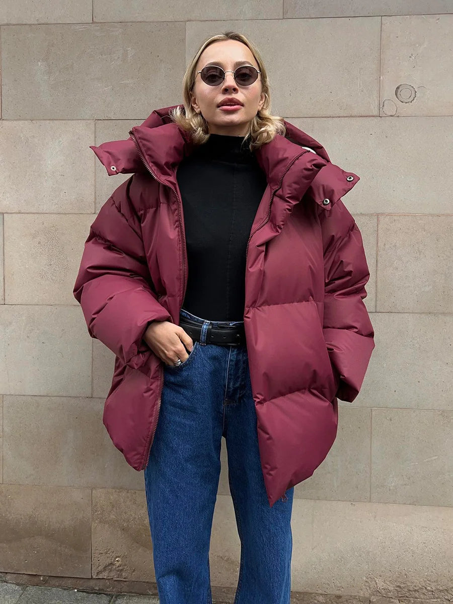 Cotton Padded Jacket Loose
