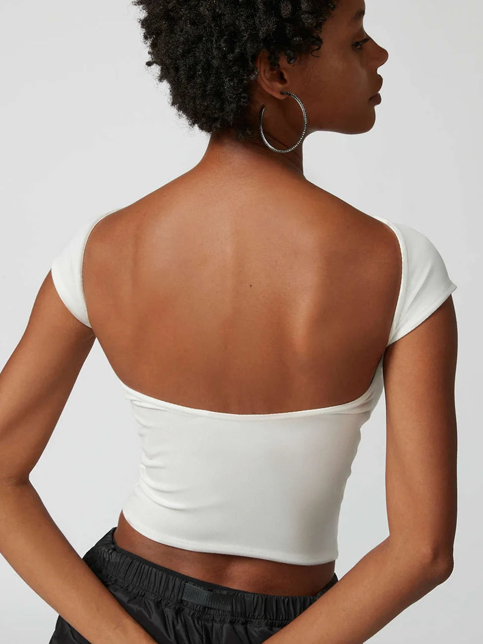 Backless Slim BM Blouse