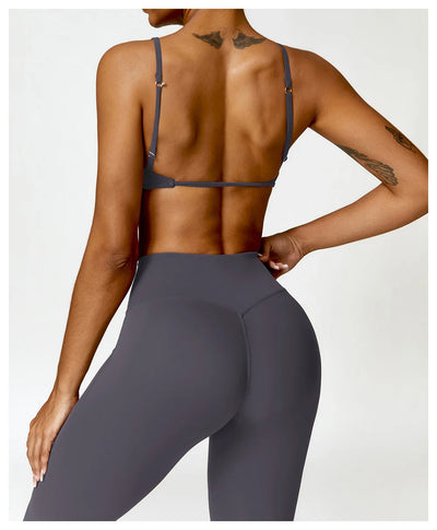 Tight Sports Bra for Running Cute Back