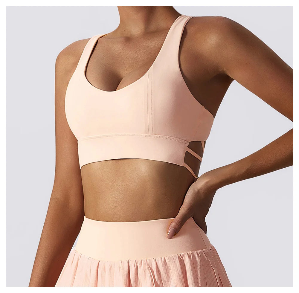Cross Back Sports Bra
