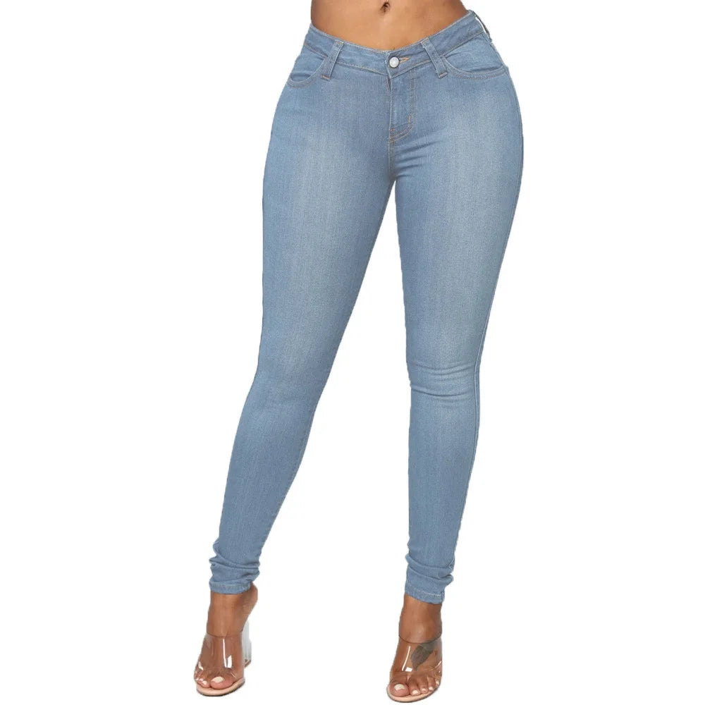 Women’s High Elasticity Skinny Jeans