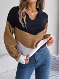 Knitted Sweater With Lapel