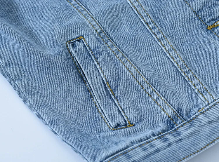 Retro Blue Jeans Jacket