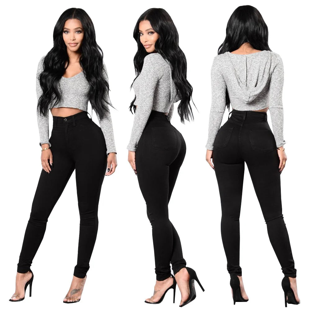 Women’s High Elasticity Skinny Jeans