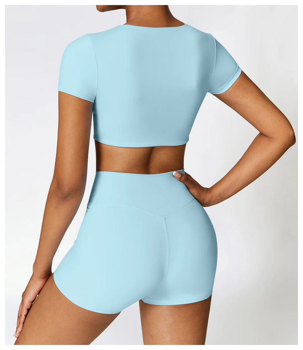 High Waist Sports Tight Shorts