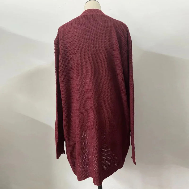 Knitted Sweater Jacket Top