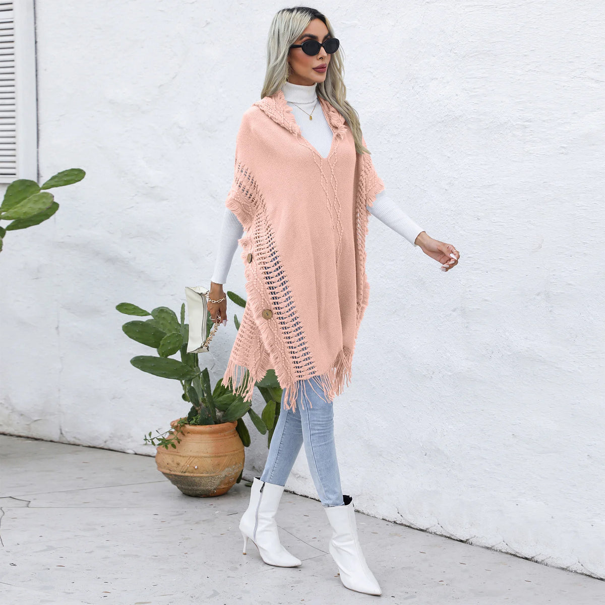 Long Hooded Sweater