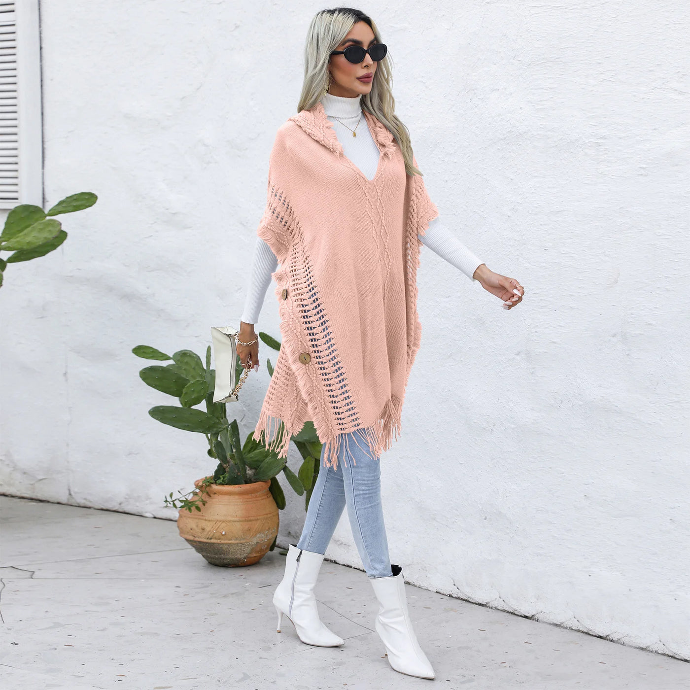 Long Hooded Sweater