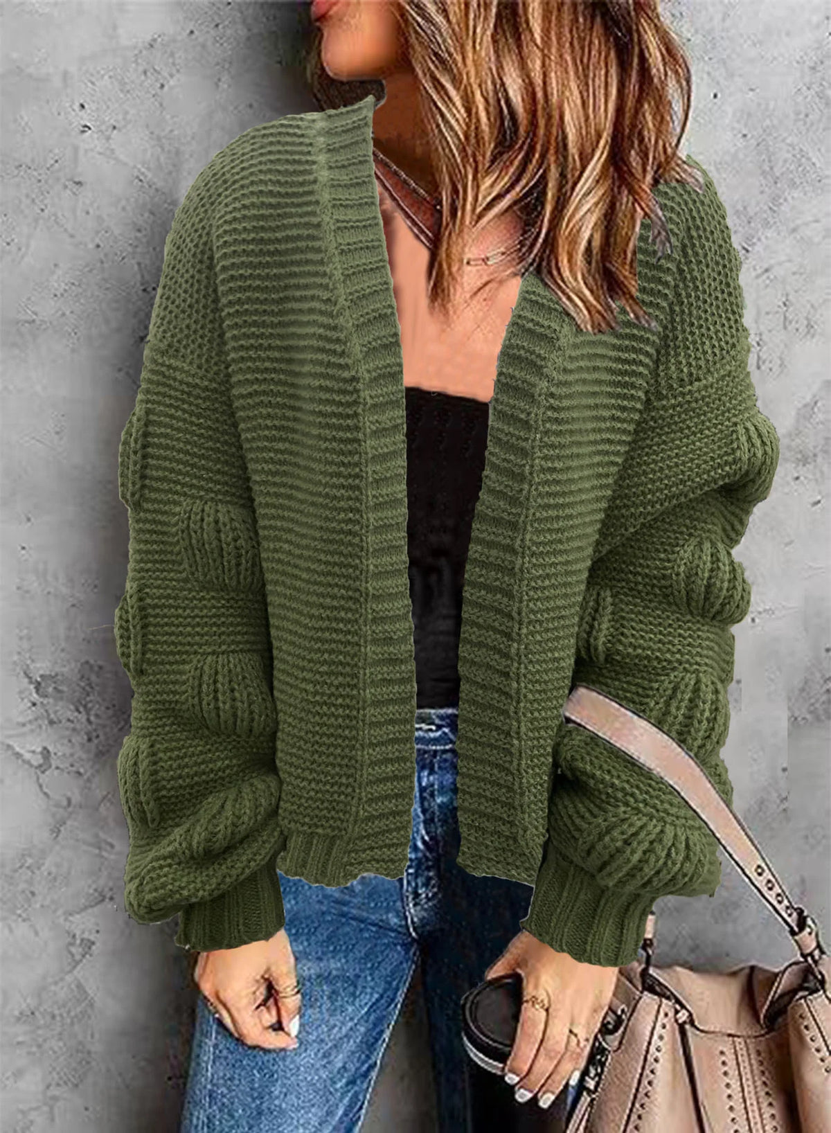 Knitted Sweater Cardigan Jacket