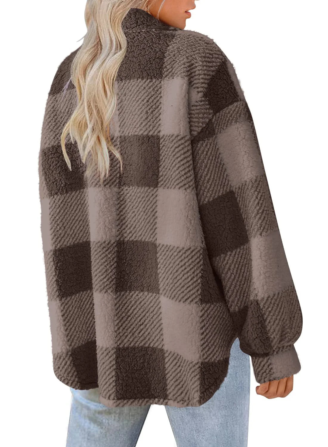 Checked Cashmere Jacket