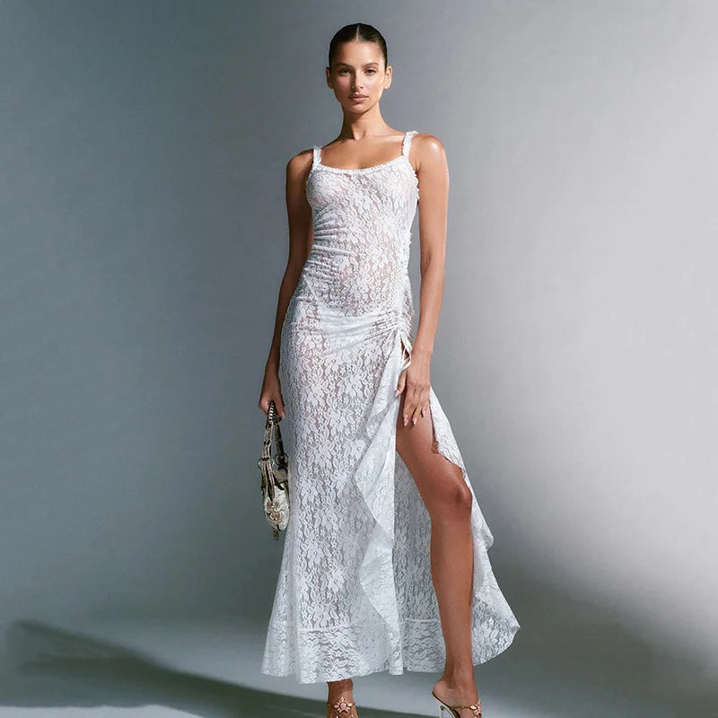 Backless Lace Dress