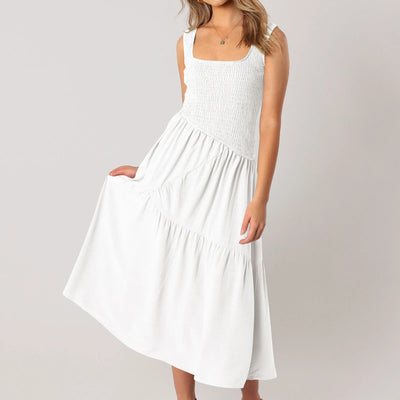U Neck Sleeveless Dress