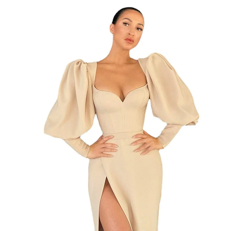 Split Open Buttocks Dress